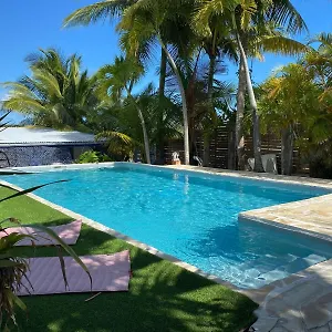 Caraiba - Maison De Vacance Avec Piscine Et Toit Terrasse Vakantiehuis Sainte-Anne (Grande-Terre)